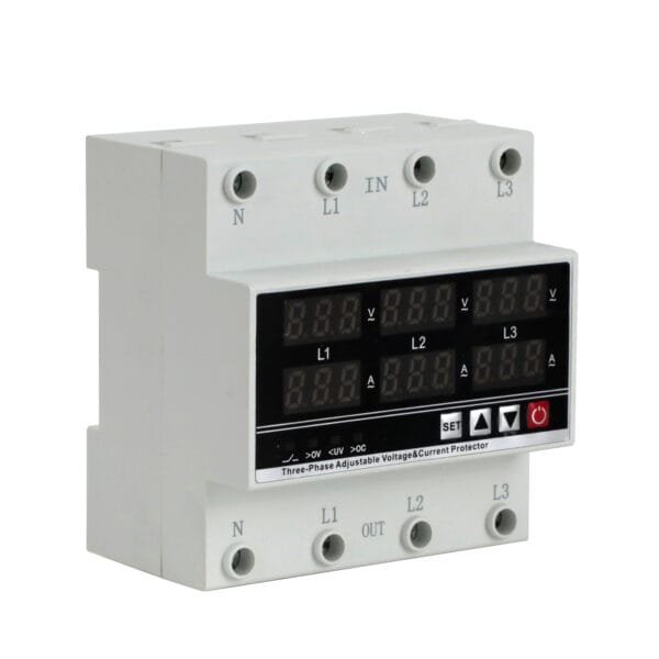 Voltage/Current Protector 4 Pole 3L+N